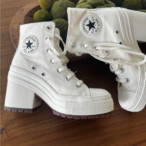 Converse WMNS CHUCK 70 DE LUXE HEEL HI Platform  7.5